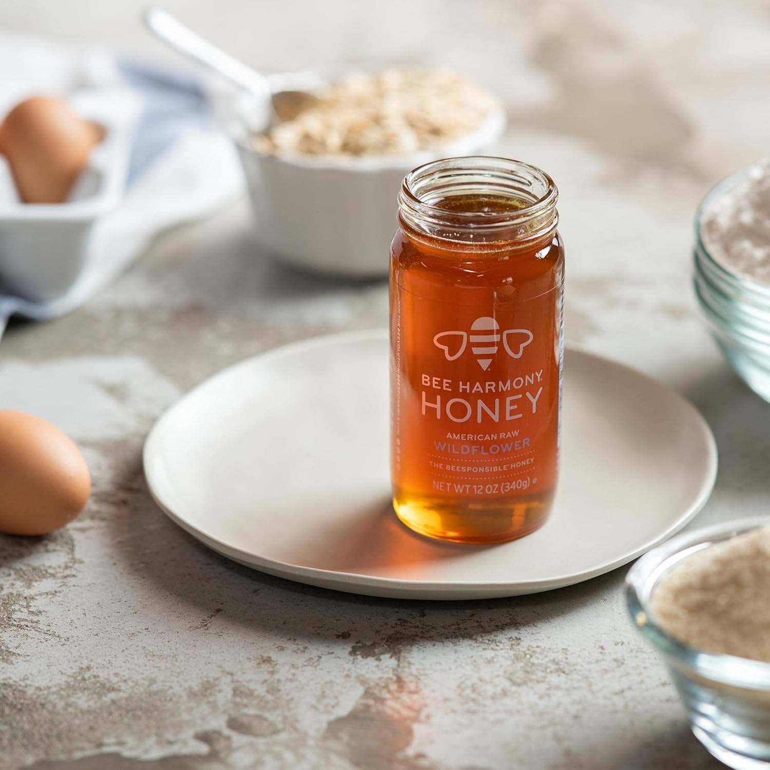 Bee Harmony Wildflower Honey, 12 OZ