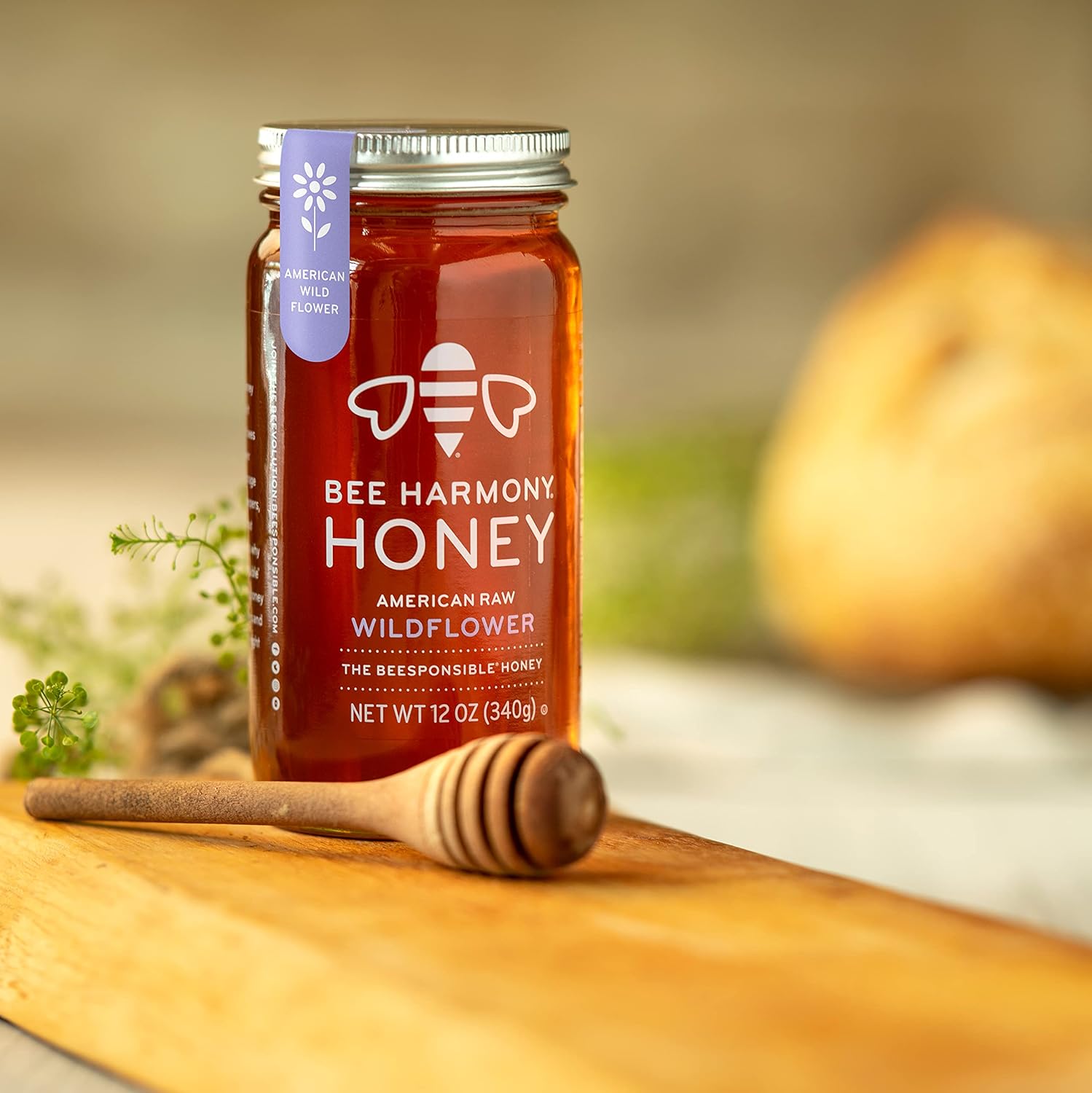 Bee Harmony Wildflower Honey, 12 OZ