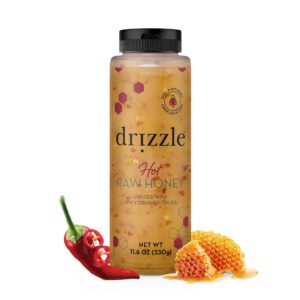 Organic Chili-Infused Spicy Raw Honey Sauce, 11.6oz