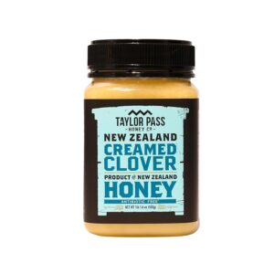 Taylor Pass Creamed Clover Honey Raw New Zealand Honey, 8.83oz