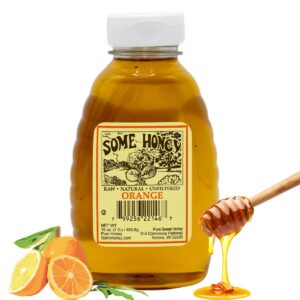 Raw Unfiltered Orange Blossom Honey, 16oz