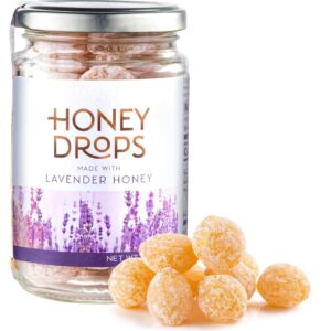 Gourmanity Lavender Honey Drops Artisan French Candy, 7oz