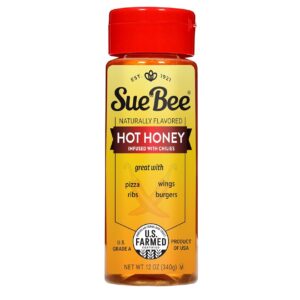 Sue Bee Hot Honey Chili Infused Pure Honey, 12oz