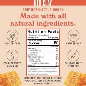 Alternative view of Red Clay Hot Honey Habanero Infused Raw Honey, 9oz